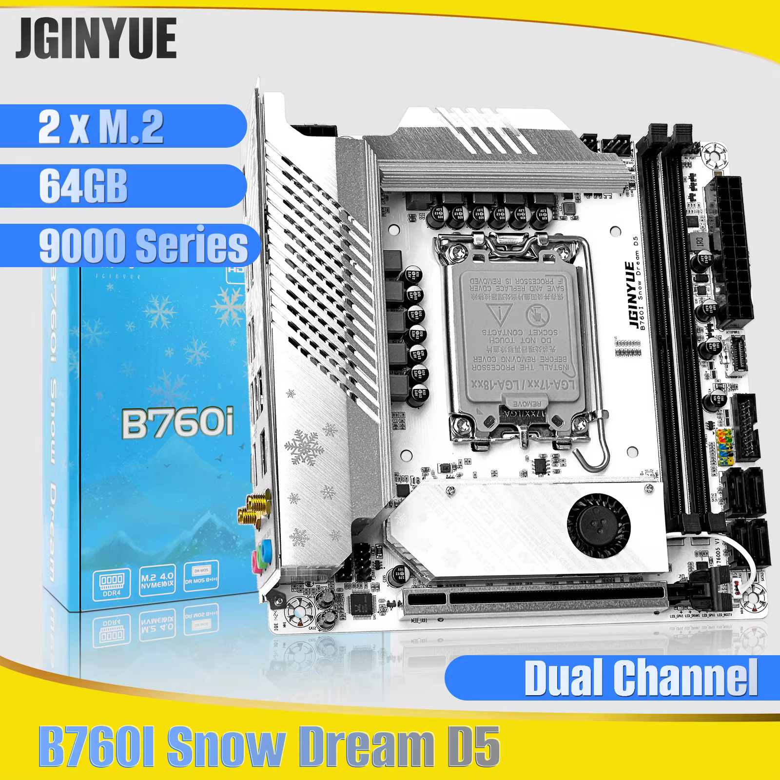 Carte mère d'ordinateur JGINYUE série B760