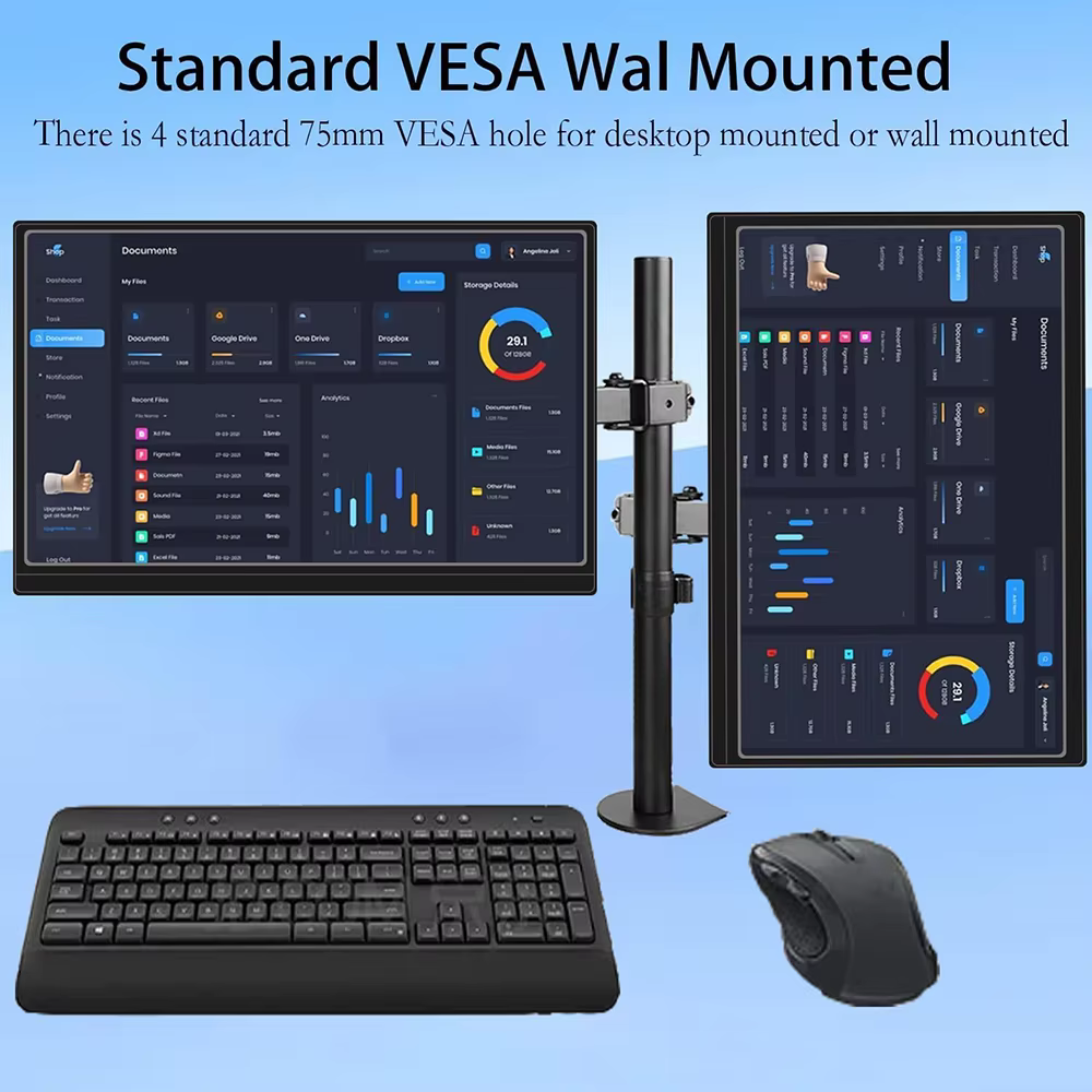 17.3 ''Monitor Portable USB-C HDMI écran LCD d'affichage d'ordinateur pour PC Mac téléphone Xbox Switch PS