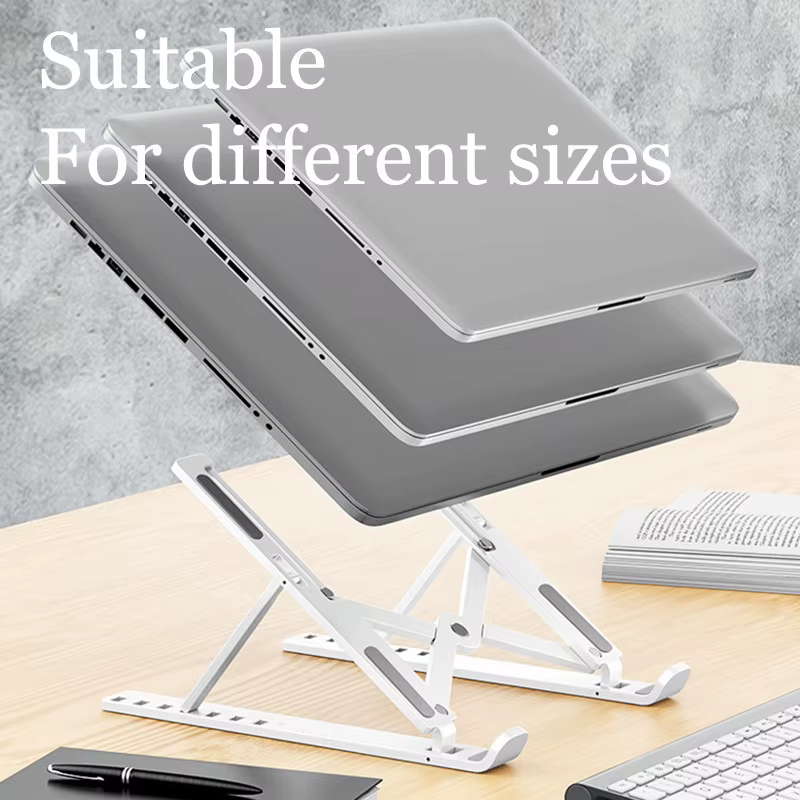 Support d'ordinateur portable réglable et pliable