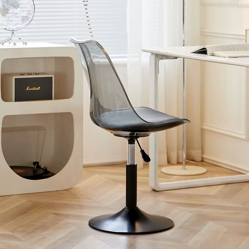 Chaise d'ordinateur transparente