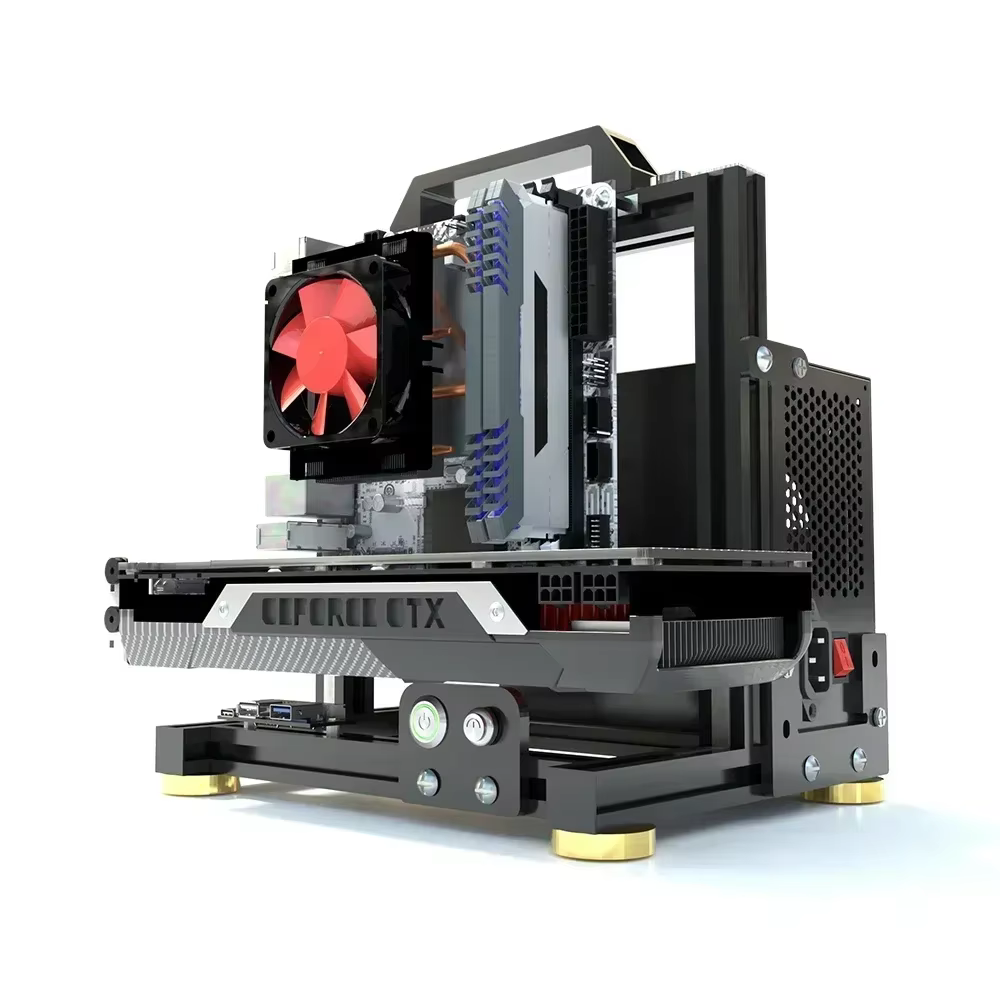 Support de cadre de boîtier de PC ouvert ITX MATX ATX