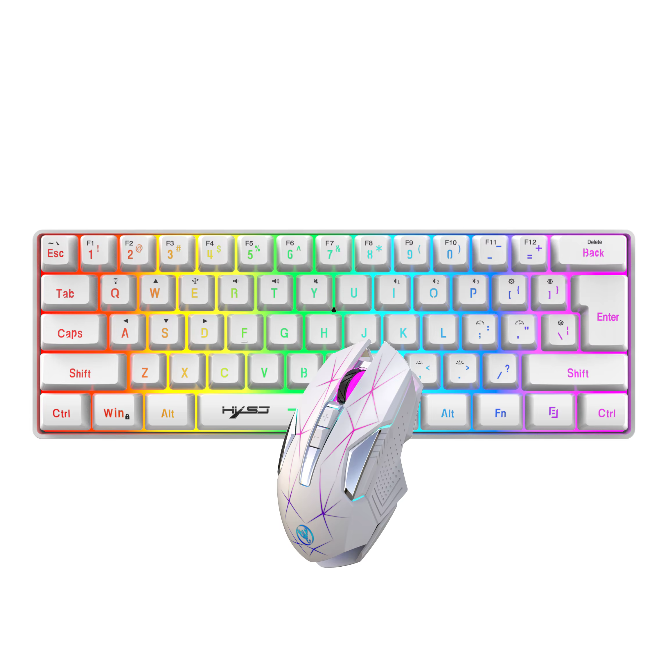 Ensemble clavier et souris de jeu sans fil 60%