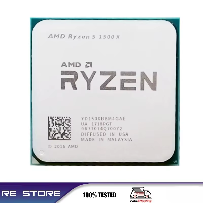 Processeur de bureau AMD 4 cœurs 8 threads R5 1500X