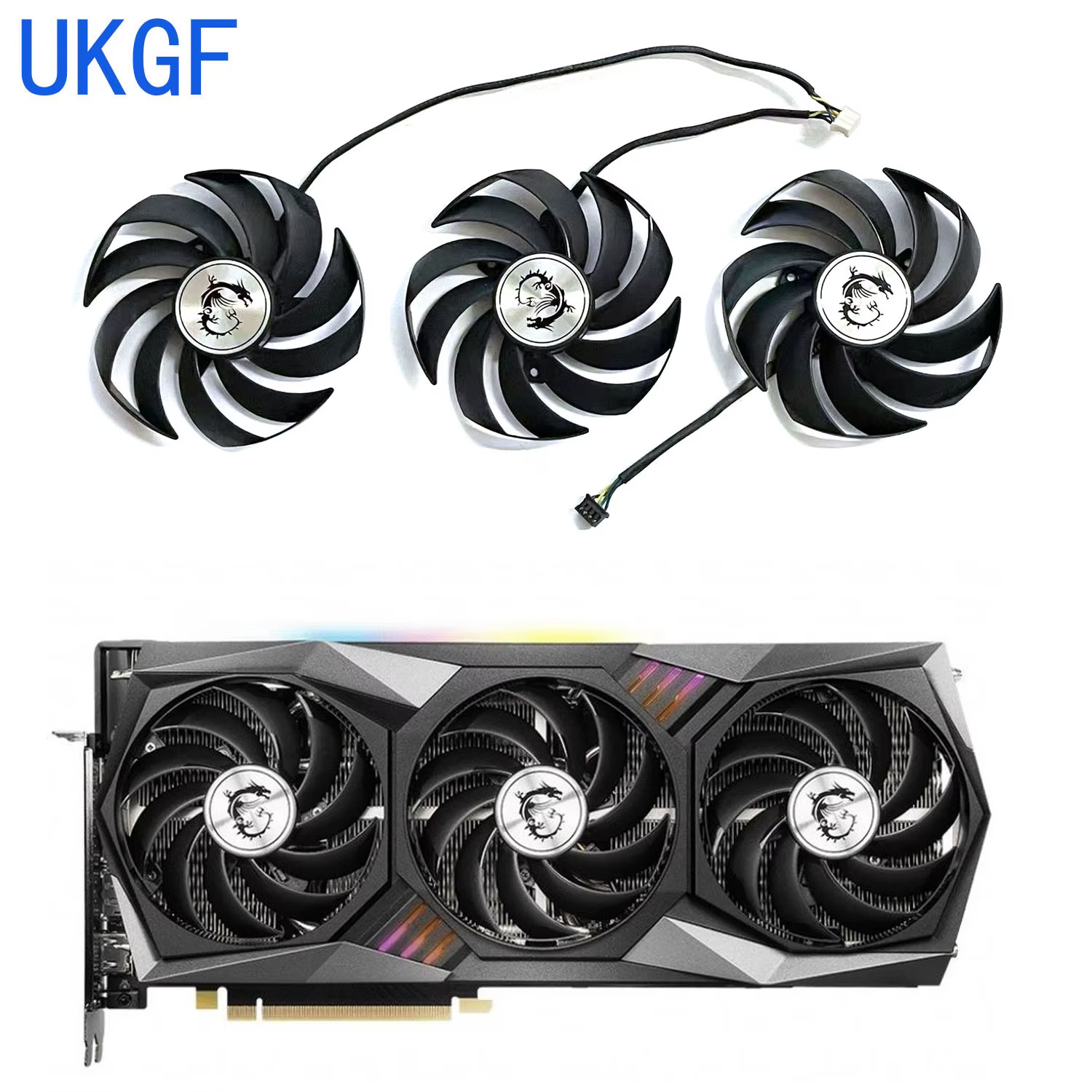 PLD09210B12HH PLD09210S12HH 90MM Compatible avec MSI Geforce RTX3080 3080Ti RTX3060 3060 Ti 3070 3080 3090 Gaming X Trio