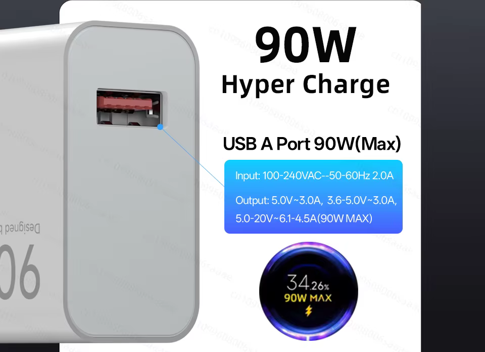 Chargeur Xiaomi Original 90W Hyper Turbo