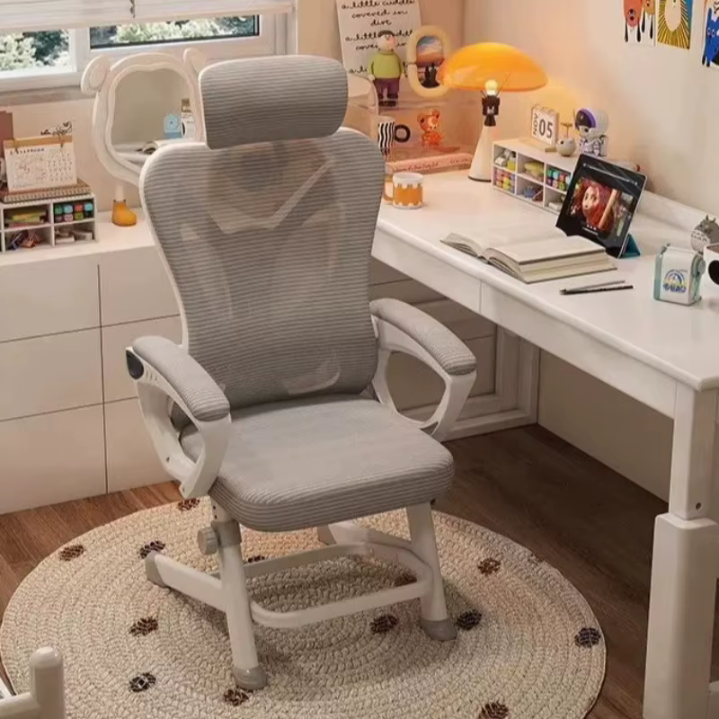 Chaise d'ordinateur, chaise de bureau à domicile, siège confortable inclinable pour une assise sédentaire, chaise ergonomique de jeu et de relaxation, mobilier de siège