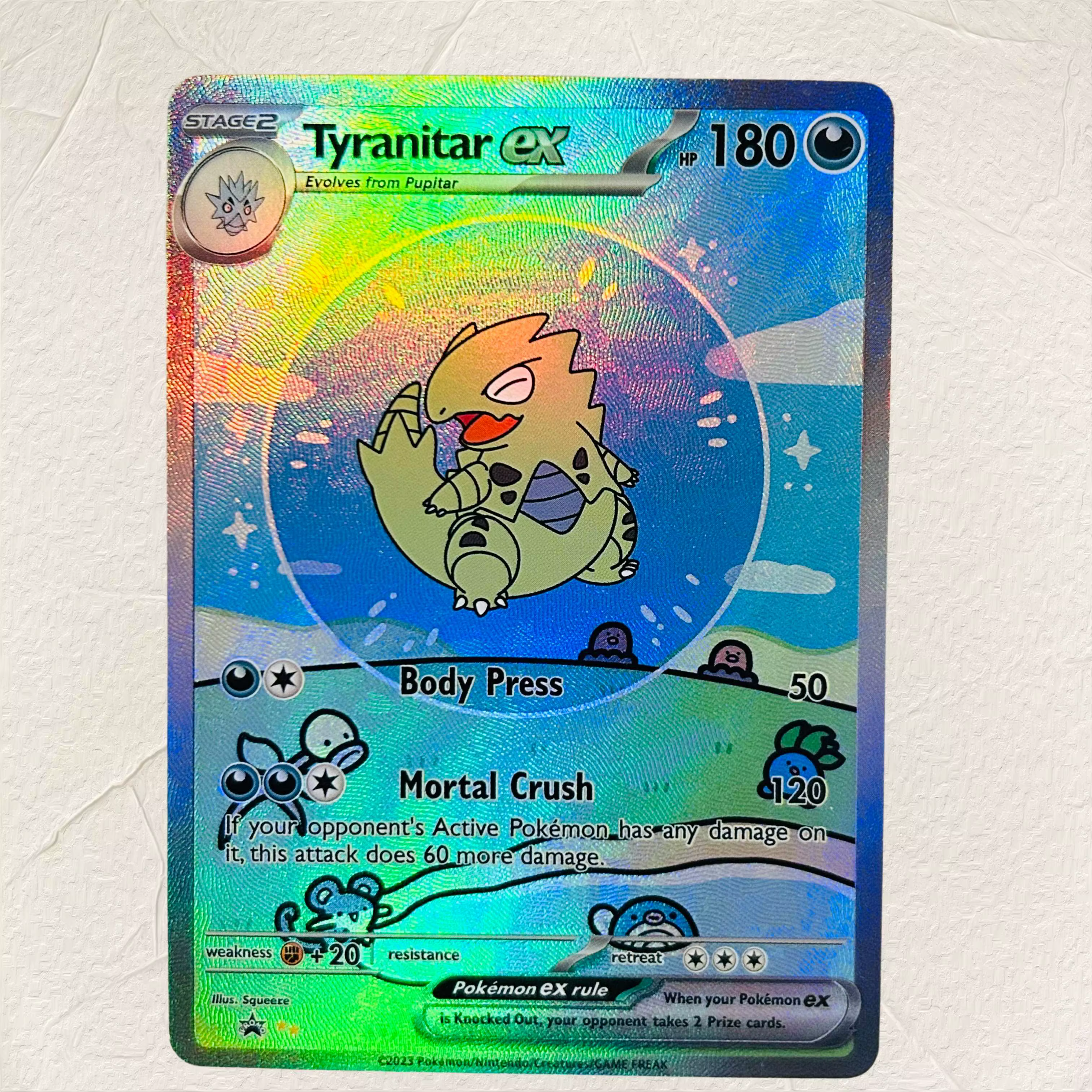 Cartes holographiques DIY Pokémon Totodile, version anglaise, état parfait, collection classique d'anime TCG