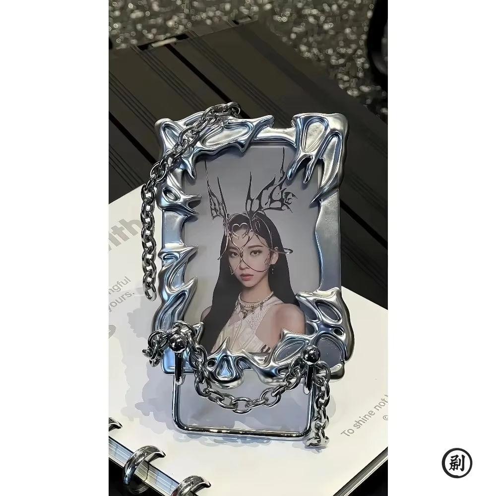 Porte-carte photo par galvanoplastie – Housse de protection personnalisée pour carte Kpop Star