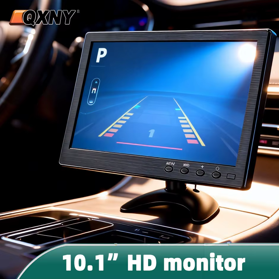 Écran LCD IPS HD de 10.1 pouces, compatible HDMI, VGA AV Bnc, moniteur d'entrée pour PC, ordinateur, caméra de secours, CCTV, TV, boîte de jeu RPI