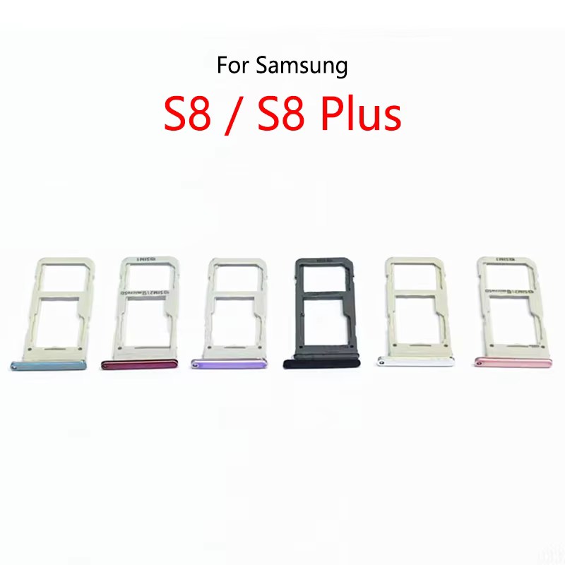 Nouveau support double carte SIM pour Samsung Galaxy S8 G950 G950F / S8 Plus G955 G955F – Lecteur de carte SIM