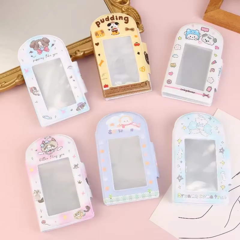 28 Card Slots Photo Card Binder 3-inch Kpop Photo Card Photo Album Postcard Photocards Holder Cardalbum For Photographs