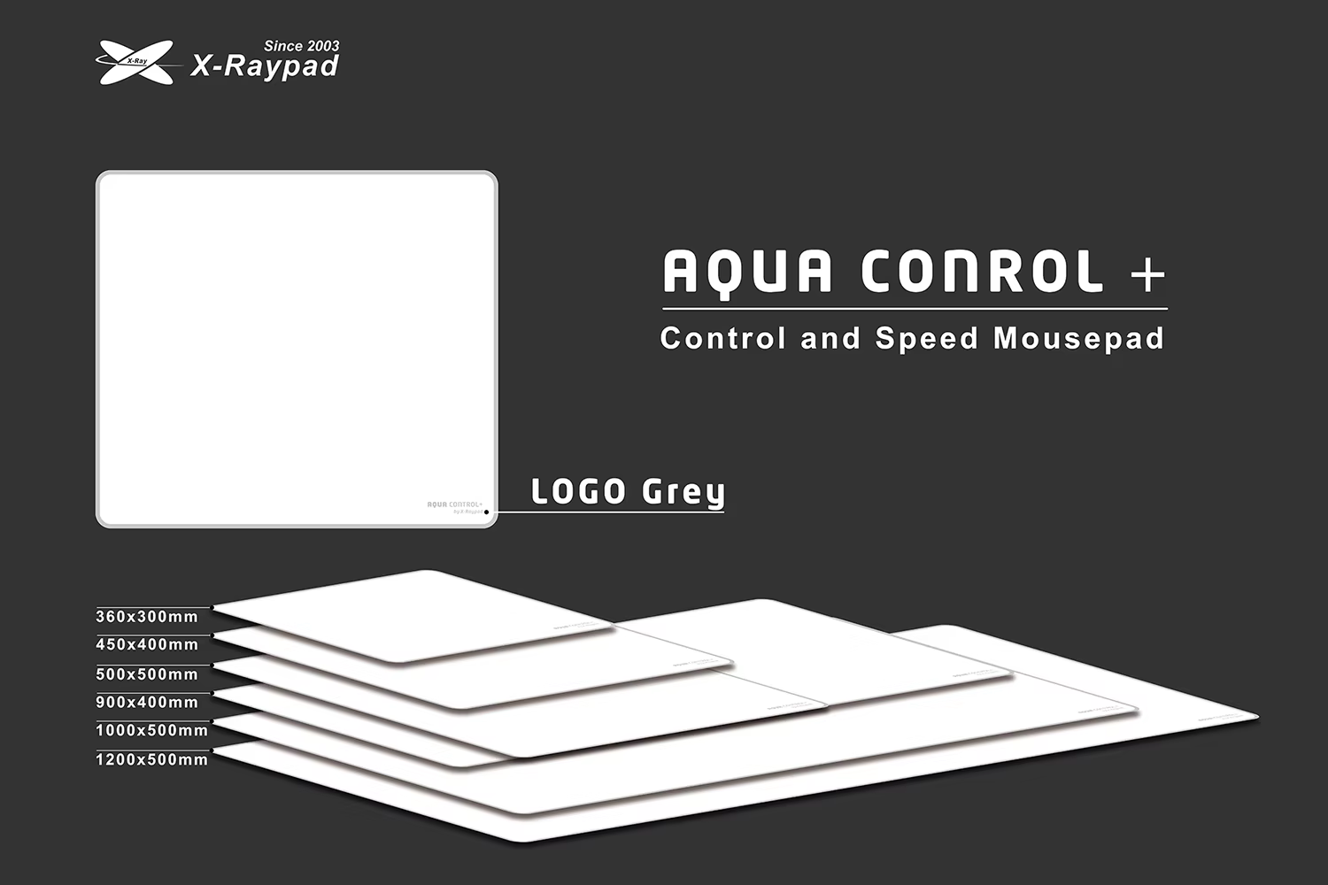 Tapis de souris de jeu X-Raypad Aqua Control+ 900x400x4mm
