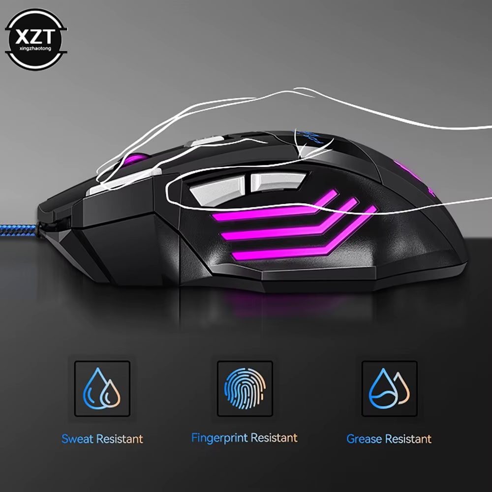 G6-Souris de jeu filaire USB ultra haute vitesse