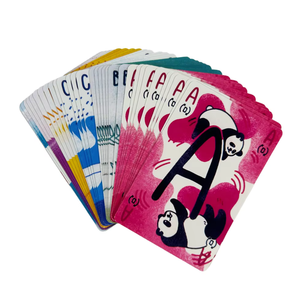 PANDA PANDA Jeu de cartes 2-4 joueurs, jeu de table amusant pour la famille/les fêtes, divertissement entre amis, jeu de cartes de stratégie