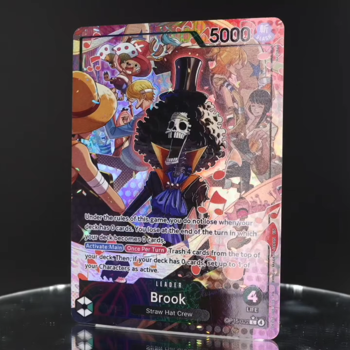 Carte de leader One Piece TCG OPCG en anglais OP15 - Ensemble de cartes