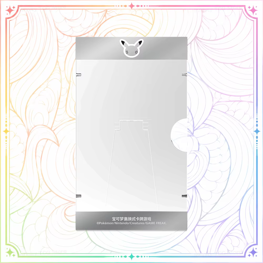 Cadre d'affichage magnétique pour cartes Pokémon avec support, présentoir en acrylique pour cartes, vitrine de collection, cadeau