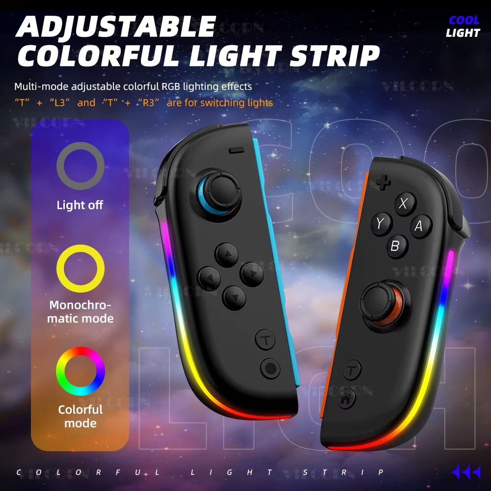 Contrôleur de jeu 2025 pour manette de jeu Switch/Lite/Oled