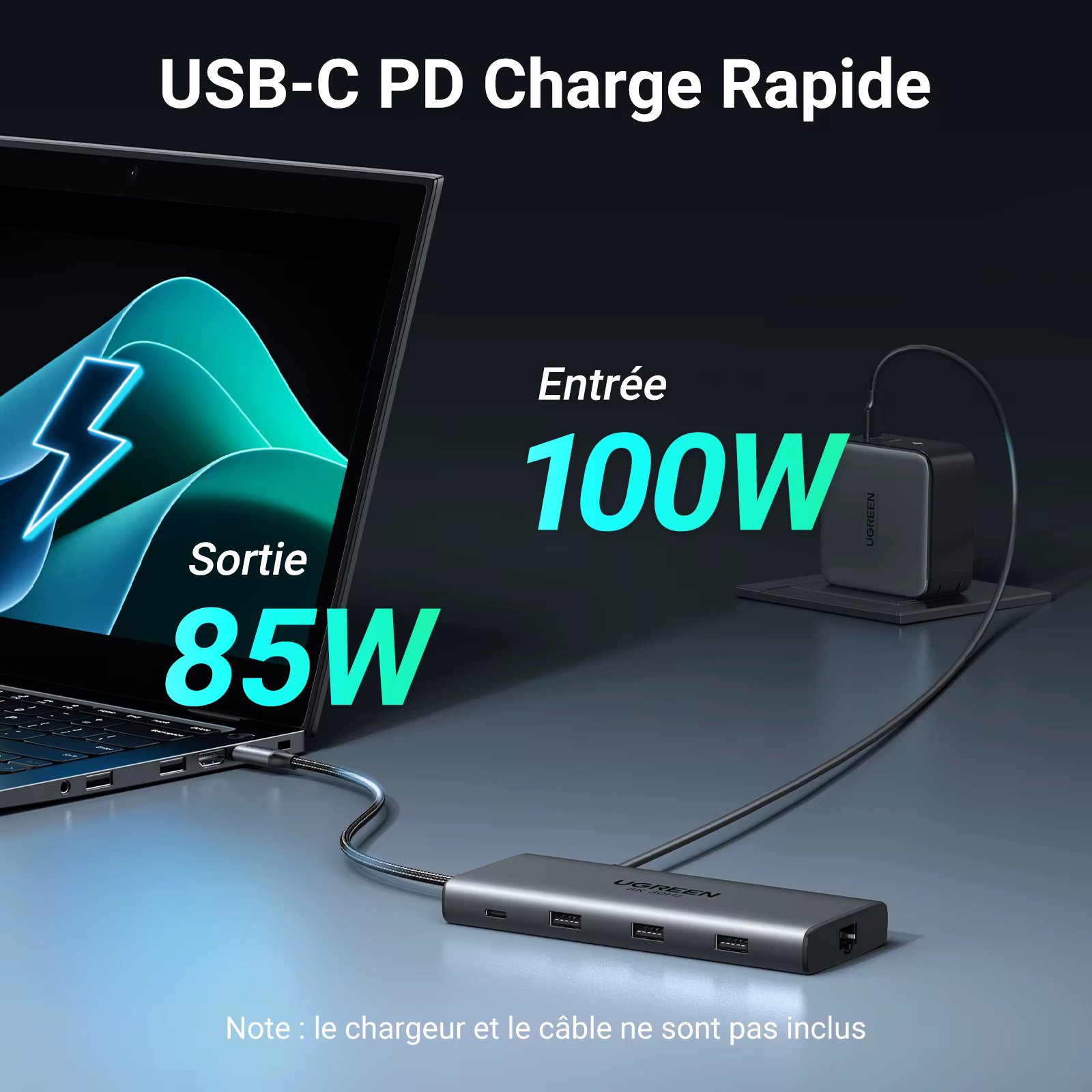 UGREEN double HDMI USB-C HUB 8K 4K