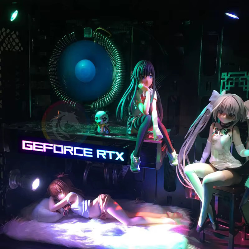Panneau latéral de carte graphique RGB RTX AMD GeForce GPU modifier 5V 3 broches ARGB AURA SYNC boîtier PC bricolage MOD