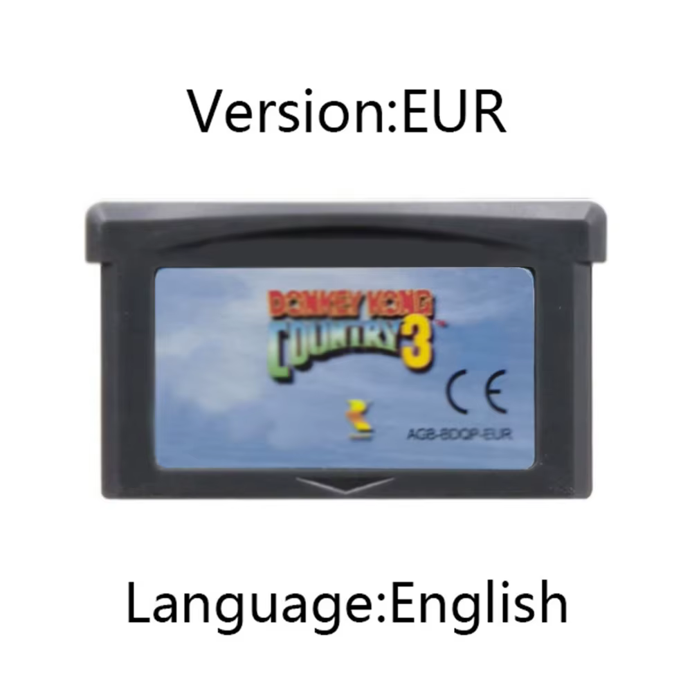 Cartouche de jeu vidéo GBA 32 bits