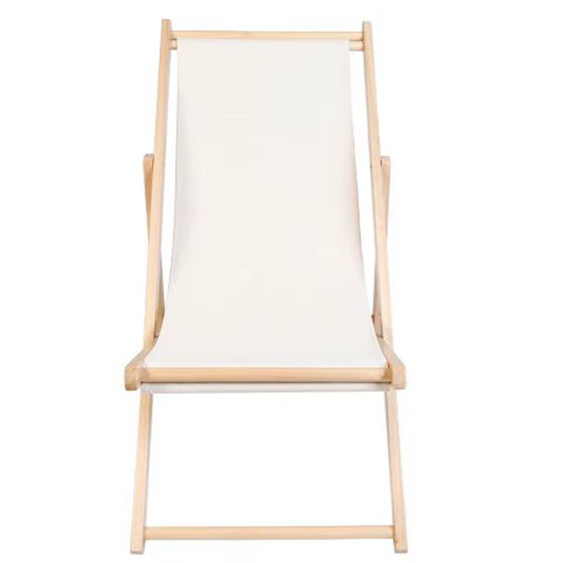 Chaise de plage pliante en bois massif de pin, fauteuil de terrasse de jardin extérieur, Patio, balcon, sièges pliables, chaise de camping en bois