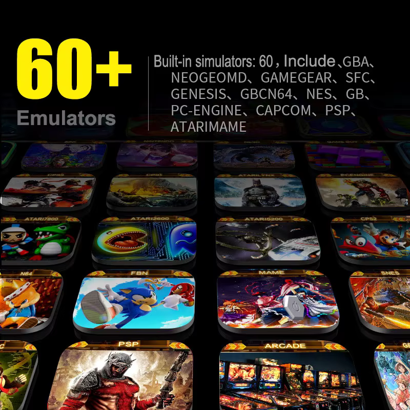 Console de jeu rétro G5 4K HD avec plus de 70 000 jeux