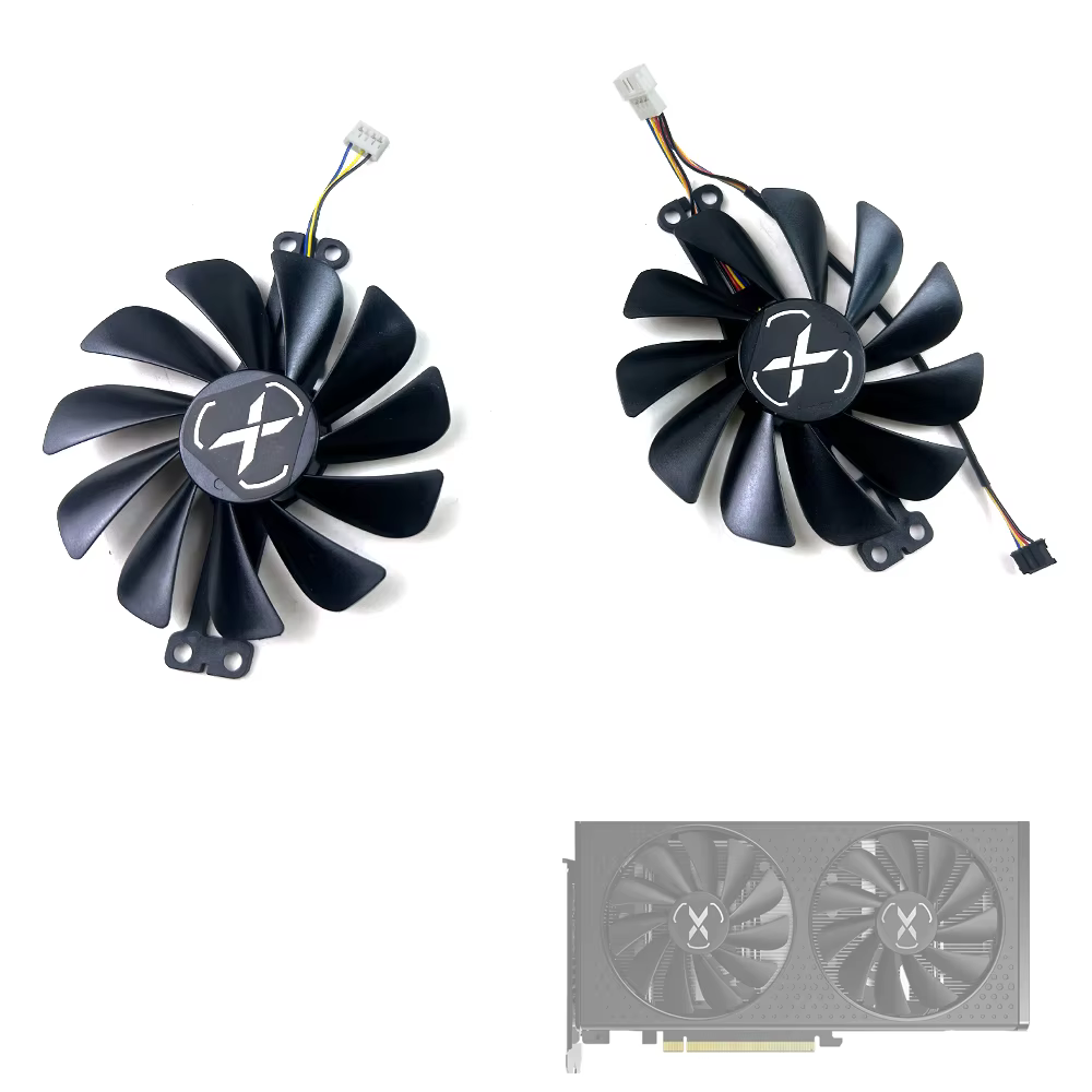 Ventilateur de refroidissement CF1010U12S FDC10U12S9-C SWFT 210 RX6600 6600XT