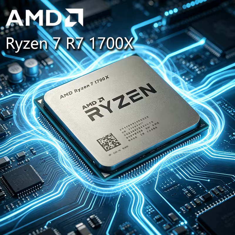 Processeur de jeu AMD Ryzen 7 1700X R7
