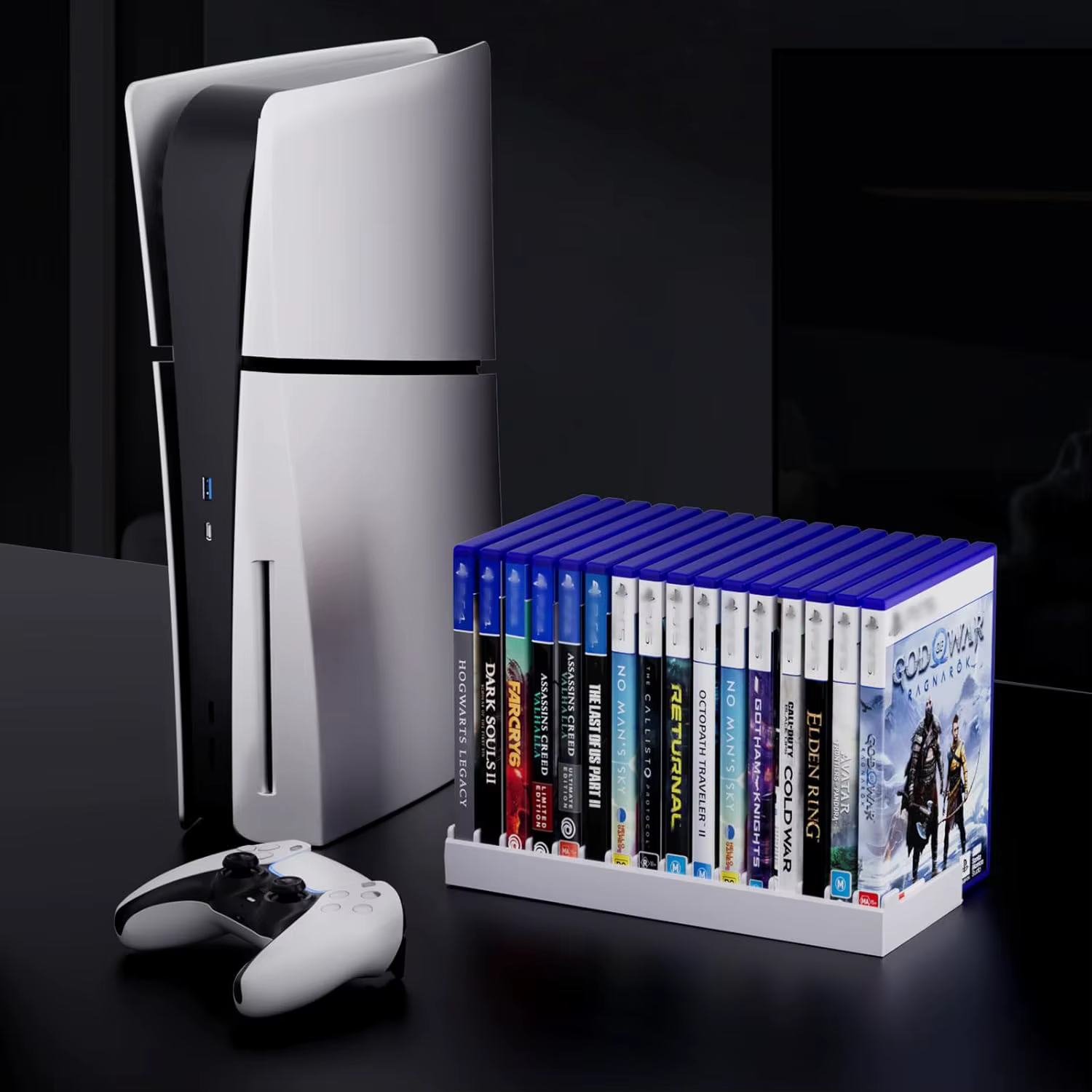 Support de stockage de jeux vidéo pour PS5/PS4/PS3/PS2/ Xbox One/Xbox Series X/S/Wii/Switch/Switch 2