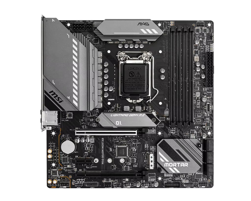 Carte mère MSI MAG B560M MORTAR LGA 1200 4×DDR4 128 Go PCI-E 4.0