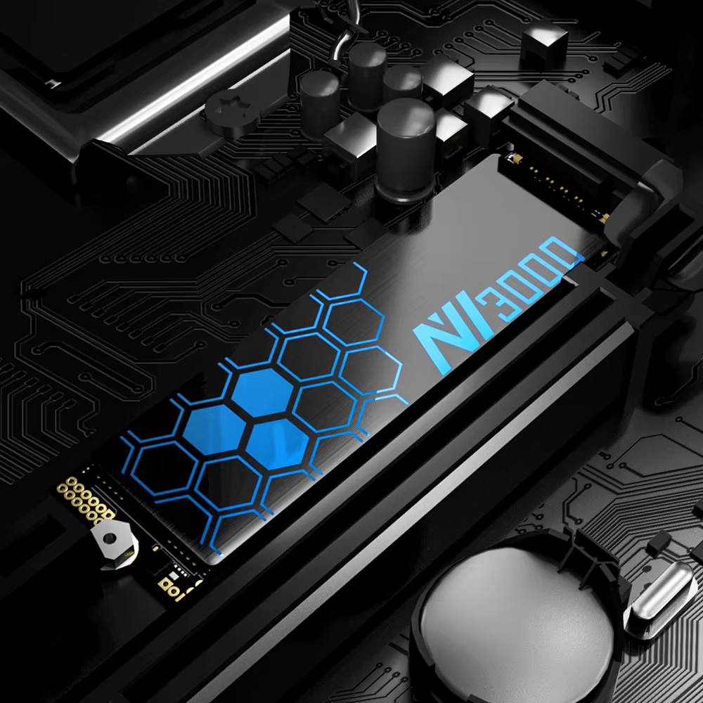 Disque SSD NVMe M2 Netac Original 3500 Mo/s, 250 Go, 500 Go, 1 To, 2 To, Disque à État Solide pour Ordinateur de Jeu