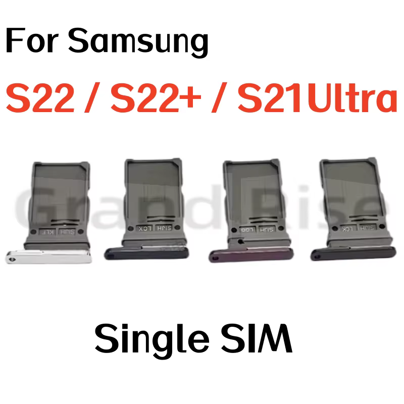 Support de carte SIM simple ou double pour Samsung Galaxy S22 Plus S22+ S22 Ultra S22U, pièce de rechange