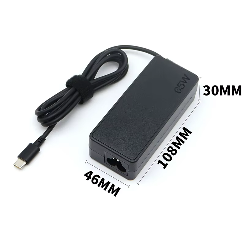 Chargeur pour ordinateur portable 65W TYPE C pour Lenovo ThinkPad P51s P52s T470 Hp Yoga Dell ASUS 20V 3.25A Adaptateurs d'alimentation USB C