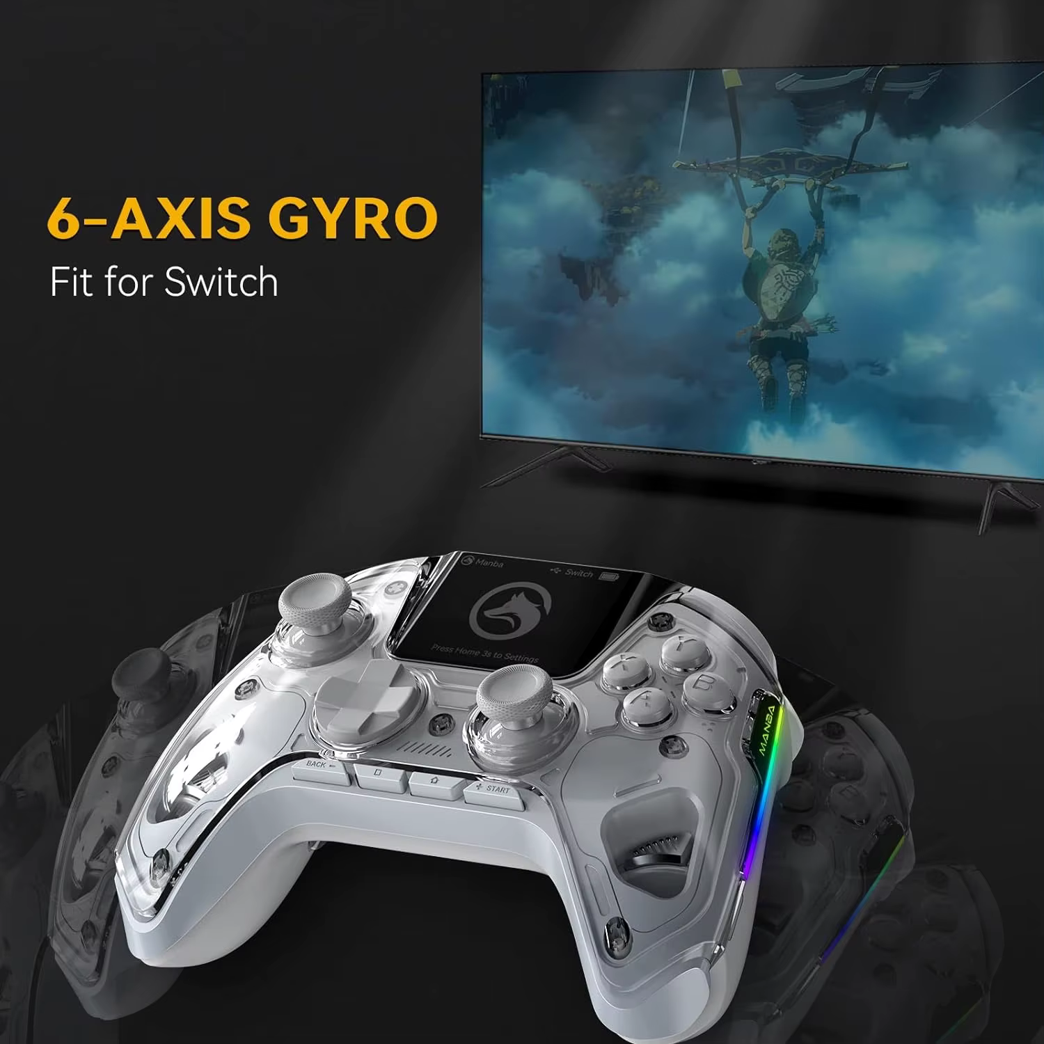 Contrôleur de jeu sans fil Mamba One V2 pour iOS/Android/Switch/PC