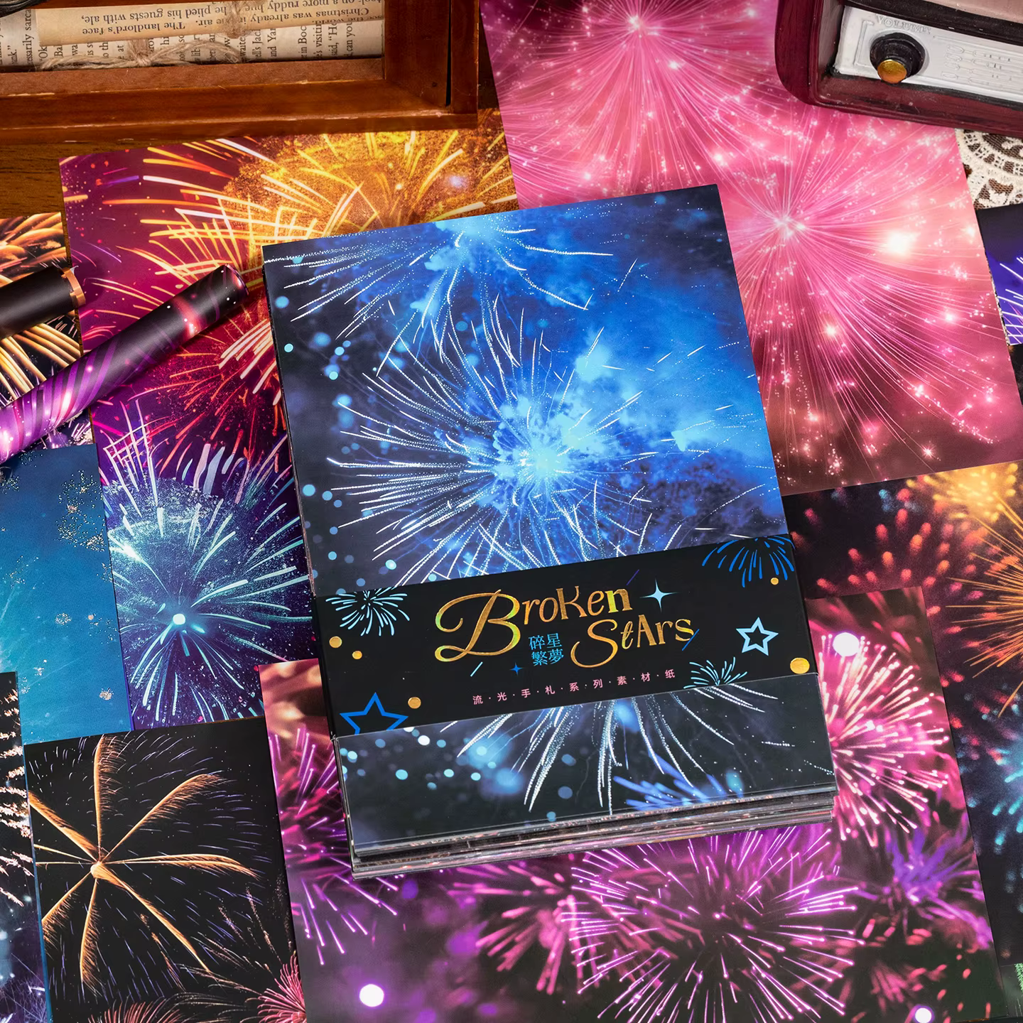 24 feuilles de papier détachables pour scrapbooking, artisanat DIY, emballage, autocollants, fonds artistiques, décoration de cartes
