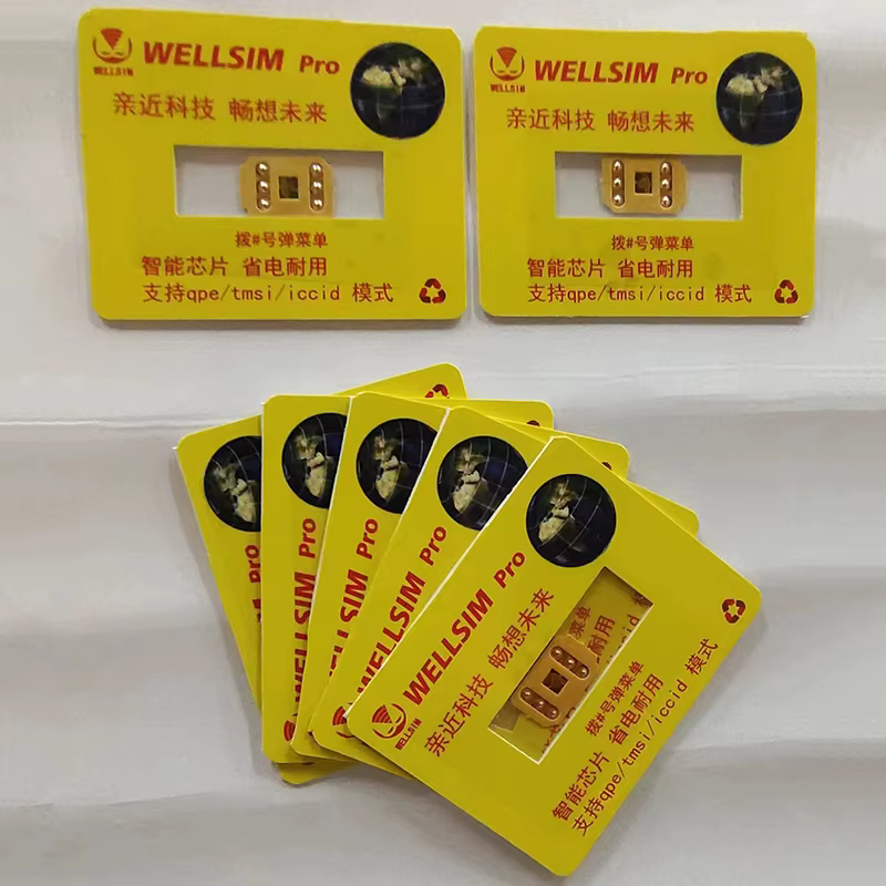 Carte SIM intelligente avec puce pour les séries 6S/SE/7/8/X/XR/XS Max/11/12/13/14