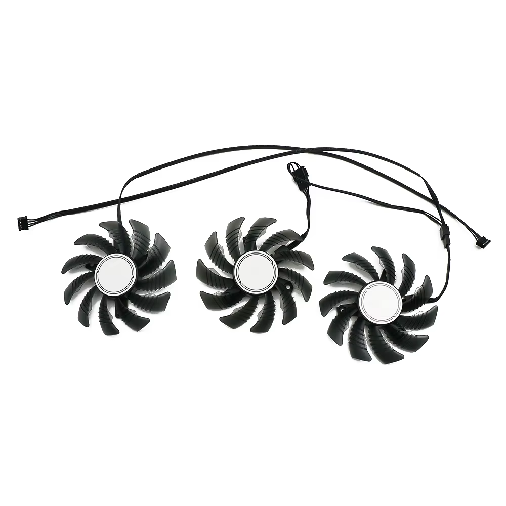 3 pièces/lot PLD08010S12HH RTX3060 78MM 4PIN pour Gigabyte RTX 3050 3060 3060TI GAMING OC ventilateur de refroidissement de carte graphique
