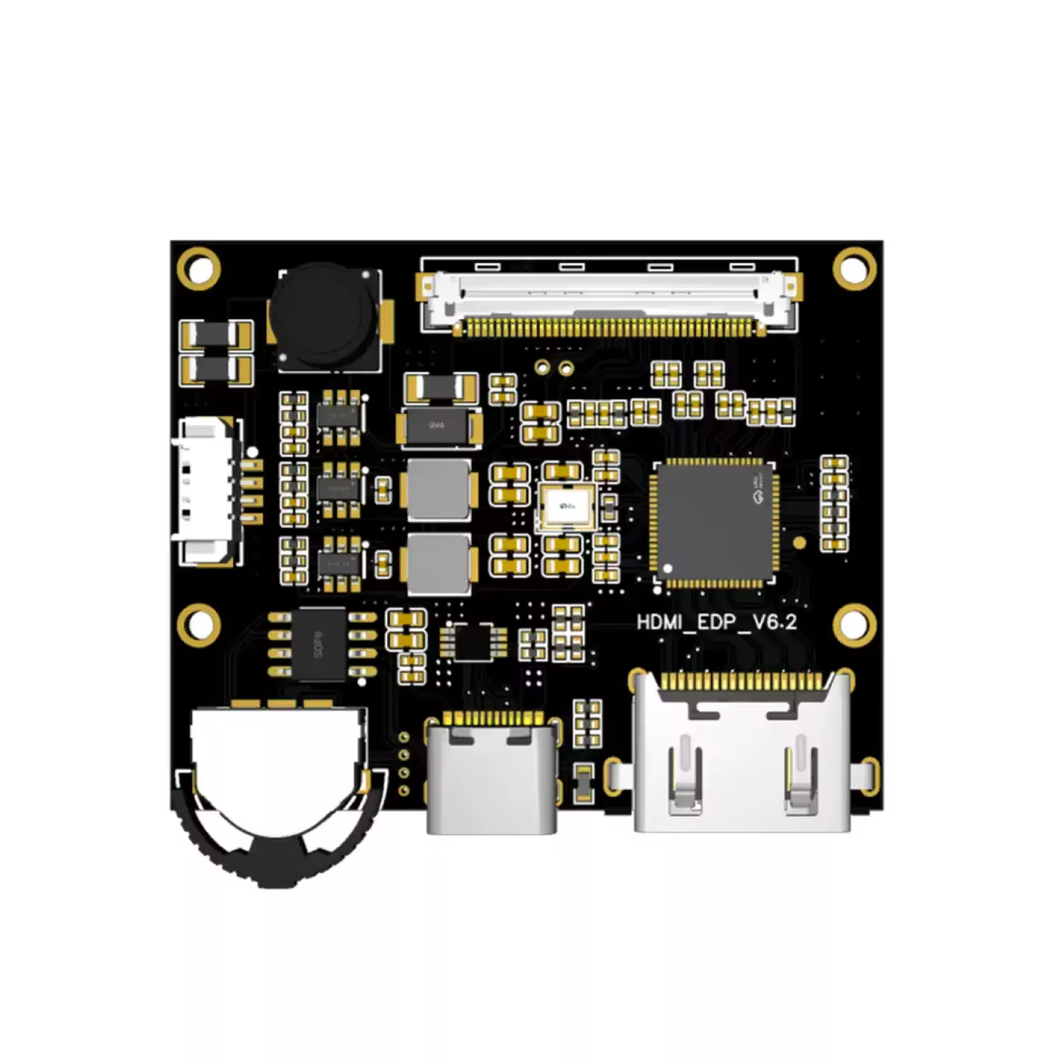 Carte pilote HDMI vers EDP, 2K, 4K, 60 Z 1080 successifs, compatible avec écran d'ordinateur portable 10 "-18.4", protocole W PD, QC