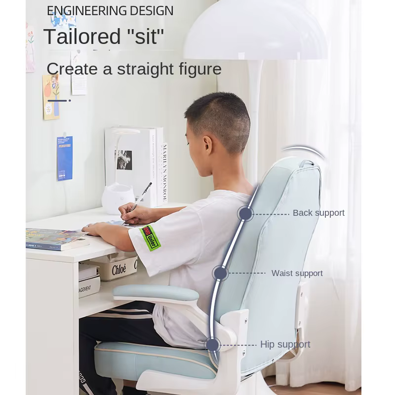 Chaise d'étude ergonomique