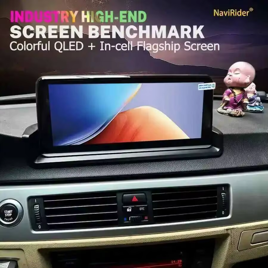 Lecteur vidéo multimédia de voiture Bluetooth Carplay pour BMW série 3 E90 E91 E92 E93 2007-2011 10.25 ''écran DSP Android 14 stéréo