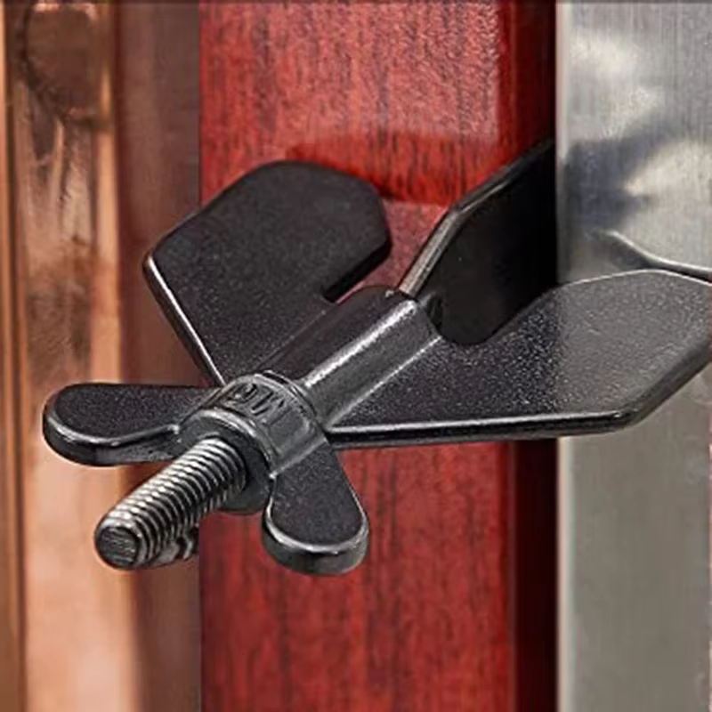 Serrure de porte Portable-serrure d'hôtel de voyage, serrure de porte de confidentialité pour toutes les portes, butée de porte antivol pour la sécurité de la maison