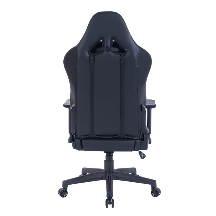 Chaise de jeu inclinable en cuir avec LED RGB pour PC