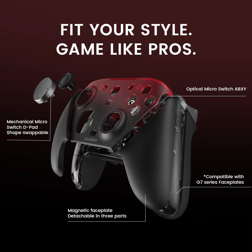 Manette de jeu filaire GameSir G7 Pro avec station de charge pour Xbox Series X S