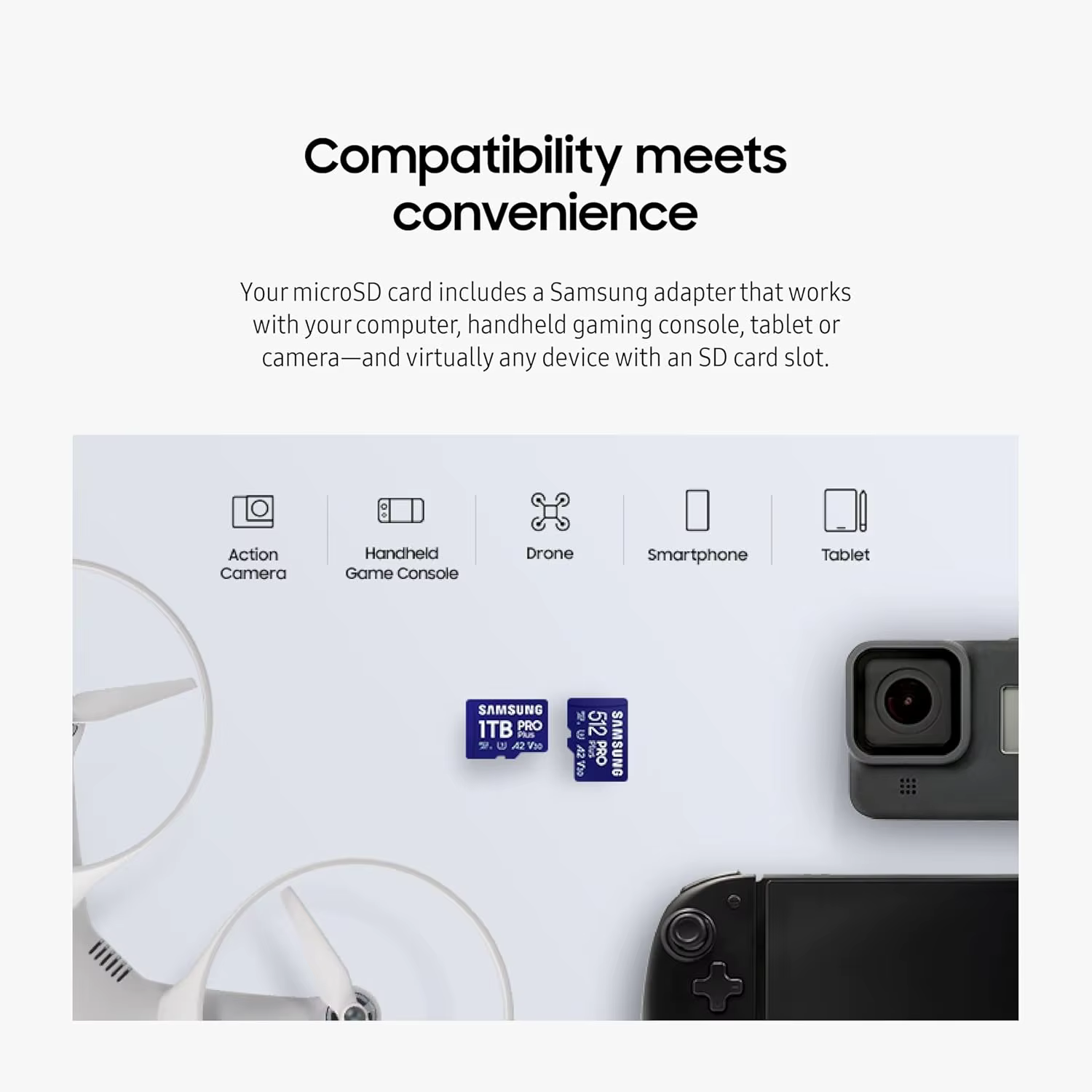Carte mémoire MicroSD Samsung PRO Plus 128 Go 256 Go 512 Go jusqu'à 180 Mo/s Full HD 4K UHD UHS I TF pour téléphones