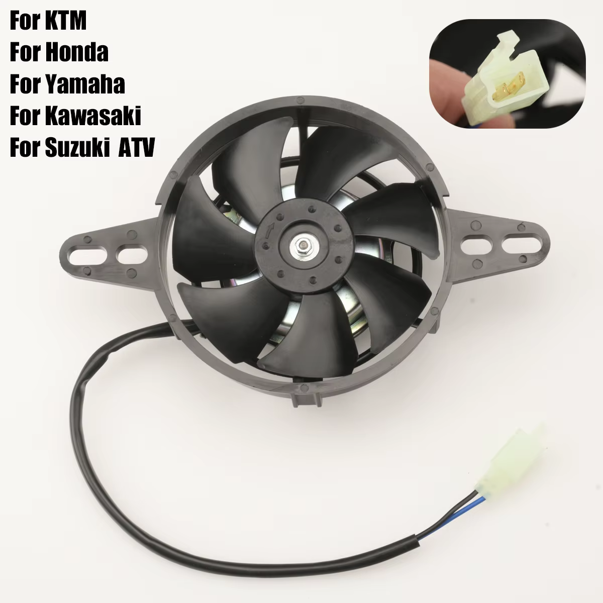 Ventilateur de refroidissement 12V pour moto, refroidisseur d'huile, radiateur électrique pour KTM ATV Honda Yamaha Kawasaki Suzuki, accessoires de motocross