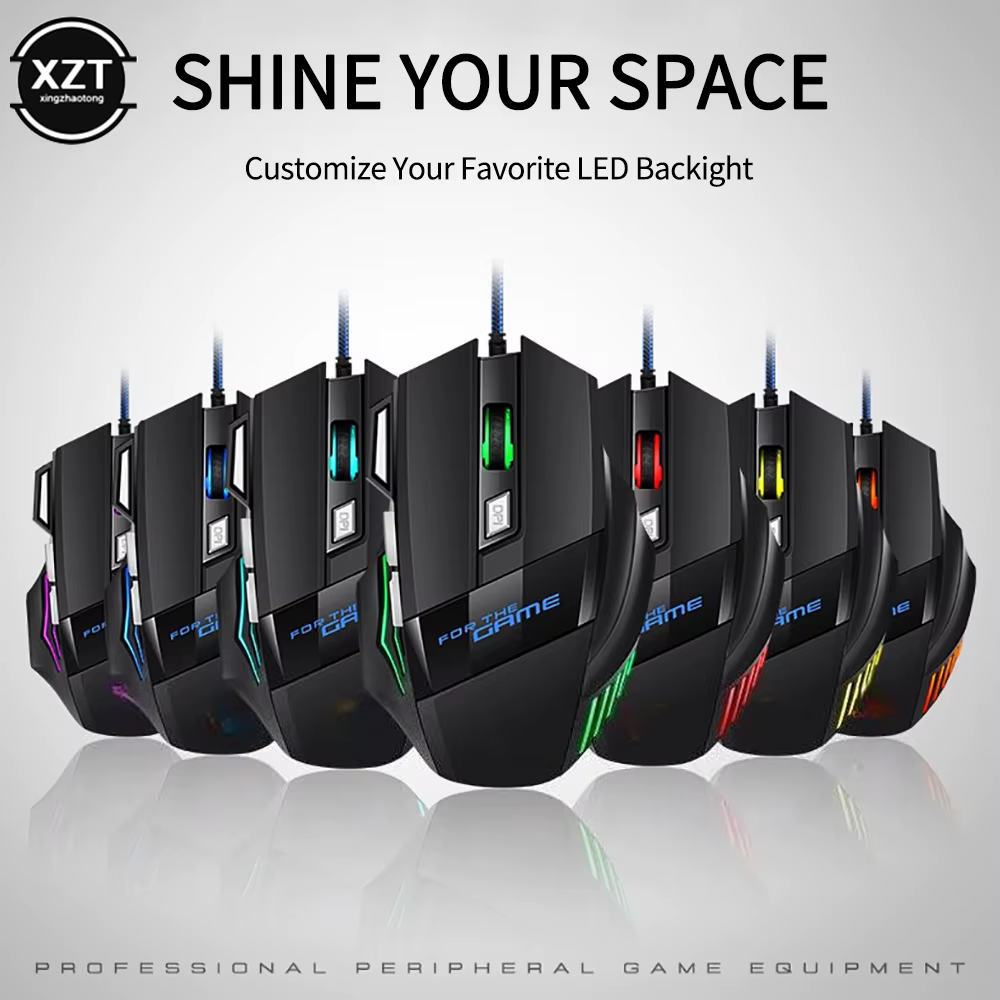 G6-Souris de jeu filaire USB ultra haute vitesse