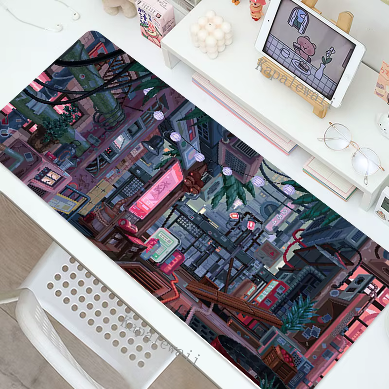 Pixel Art tapis de souris de jeu XXL ordinateur portable Gamer