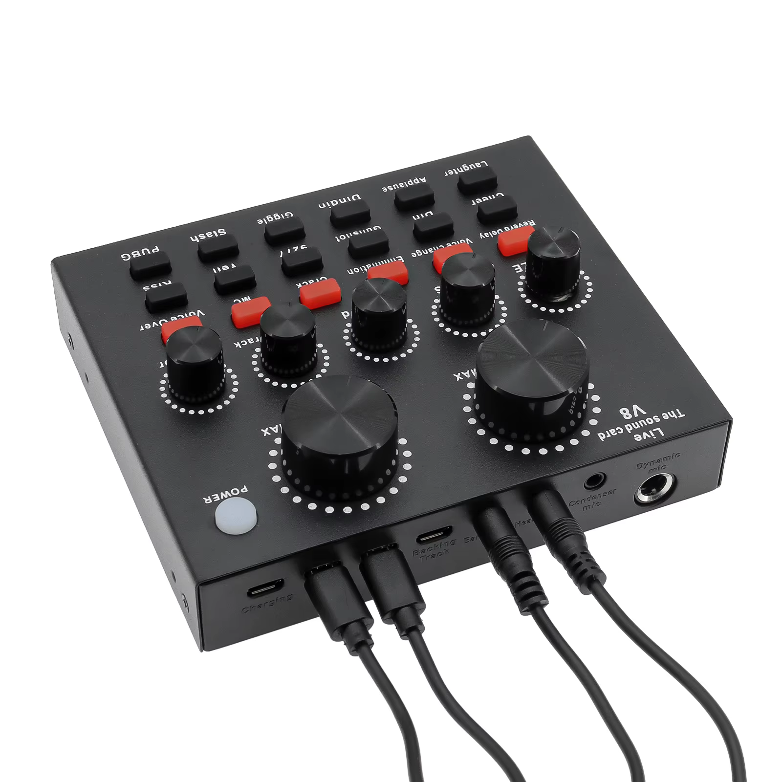 Carte son Audio V8, prise USB