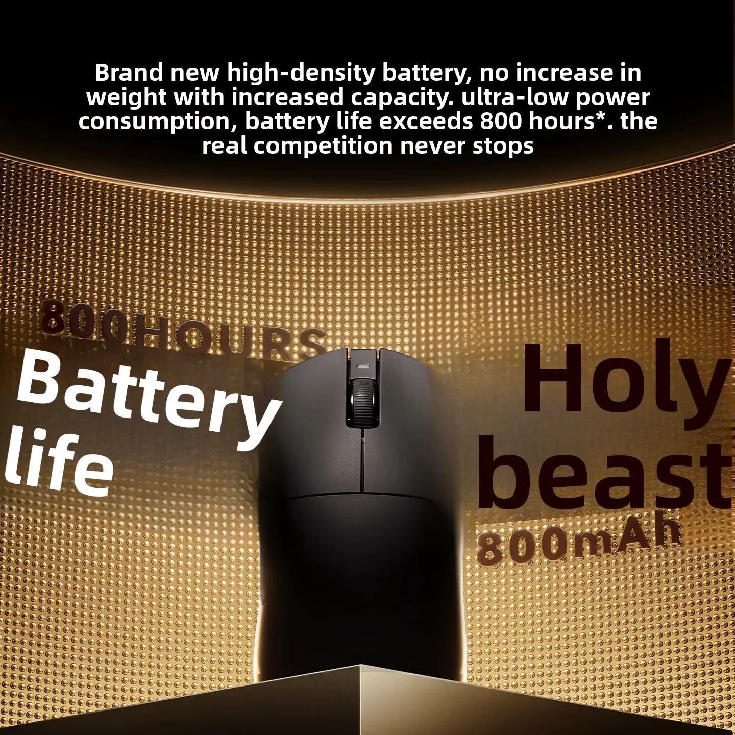 Souris de jeu sans fil ergonomique ATK A9 Ultimate/A9 Air