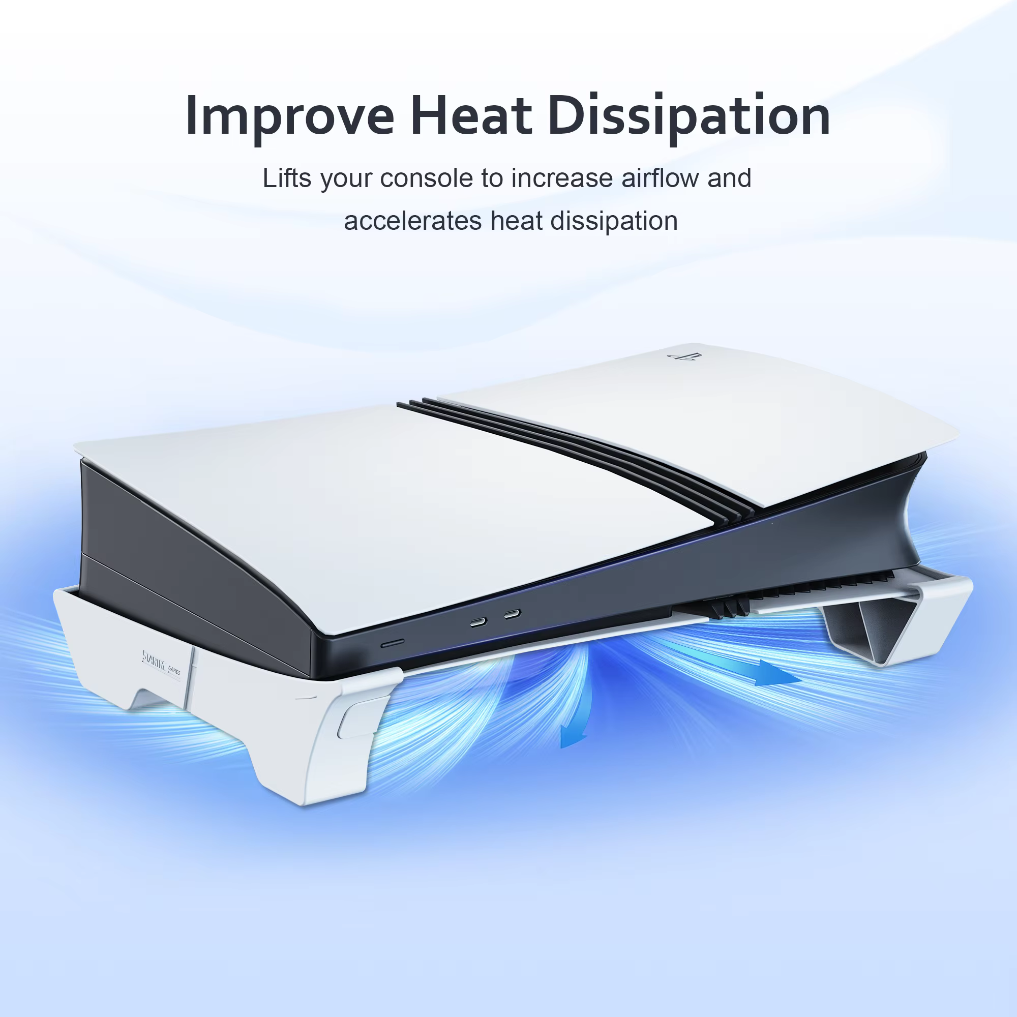 Support horizontal compatible avec la console PS5 Pro/PS5 Slim